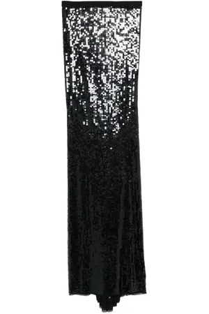 Rick Owens Lang nederdel med pailletter