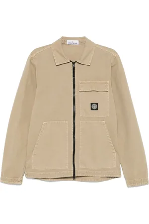 Stone Island Skjorte med logomærke