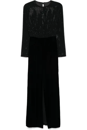 Emporio Armani Lang kjole med rhinsten