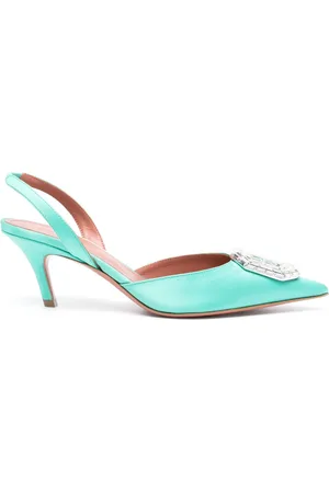 Amina Muaddi Camelia 60mm slingback-pumps