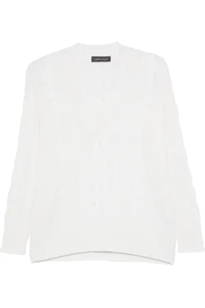 LORENA ANTONIAZZI Kabelstrikket sweater