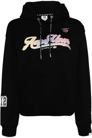 A Bathing Ape Hættetrøje med lange ærmer og logotryk