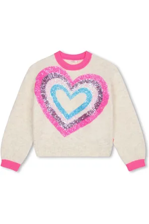 Billieblush Trøje med hjerteudsmykning