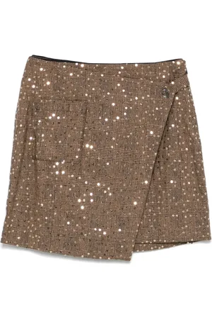 DKNY Kort nederdel med pailletter