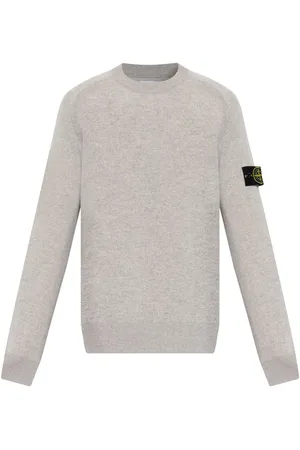 Stone Island Sweater med kompasmærke