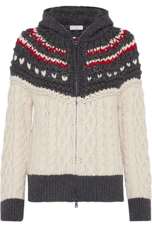 Brunello Cucinelli Cardigan med hætte