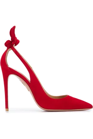 Aquazzura 105mm pumps med sløjfe