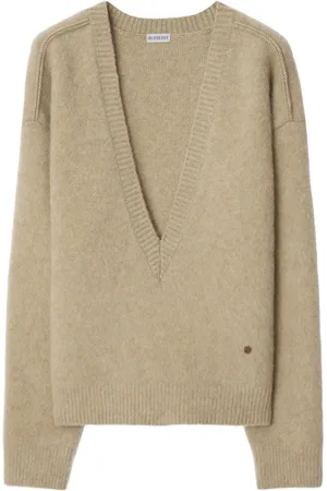 Burberry Trøje med dyb V-hals