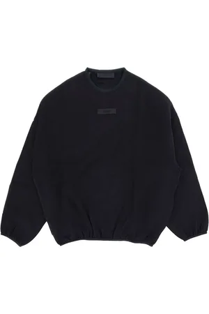 FEAR OF GOD Sweatshirt med elastiklinning og logomærke foran