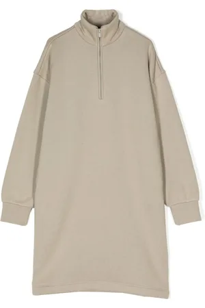 FEAR OF GOD Kjole med logotryk og kort lynlås