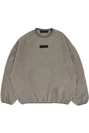 FEAR OF GOD Sweatshirt med elastiklinning og logomærke foran