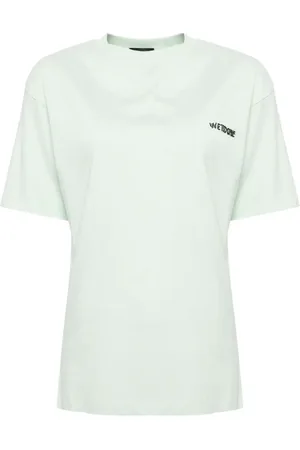 We11 Done T-shirt med logoudsmykning