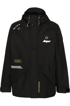 A Bathing Ape Vindjakke med logo-mærke