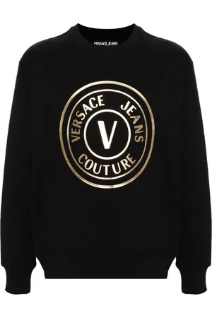 VERSACE Sweatshirt med V-emblem