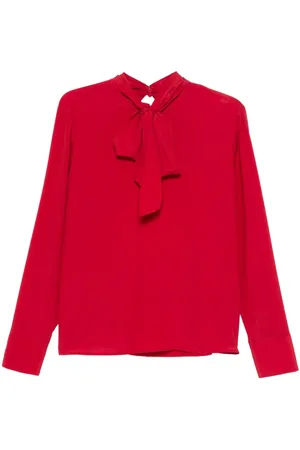 Twin-Set Bluse med tørklædedetalje