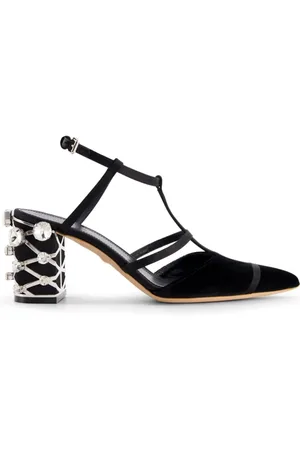 Giambattista Valli 75 mm pumps i velour