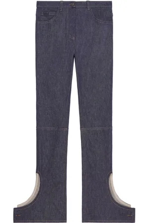 Courrèges Jeans med lige pasform og broderet logo