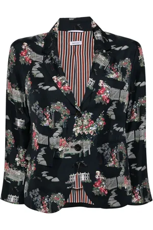 Thom Browne Blazer med grafisk tryk