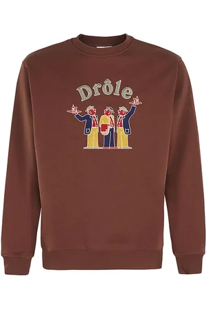 Drôle de Monsieur Sweatshirt med logotryk