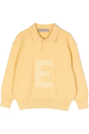 FEAR OF GOD Strikket polo med logotryk