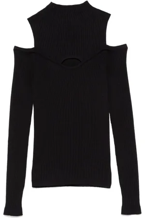 D.EXTERIOR Sweater med åbne skuldre