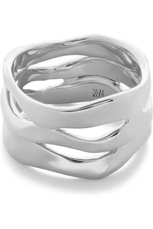 Monica Vinader The Wave ring med udskæringsdetalje