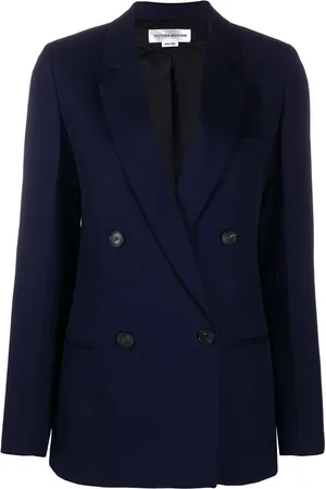 Victoria Beckham Dobbeltradet uldblazer