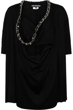 JUNYA WATANABE T-shirt med asymmetriske ærmer