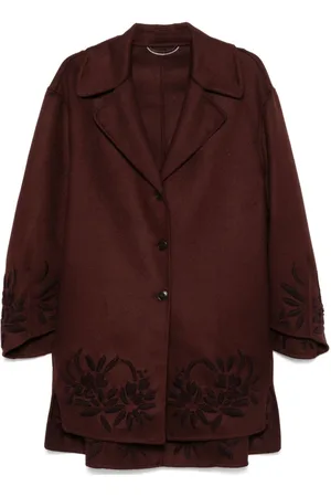 ERMANNO SCERVINO Frakke med broderet motiv