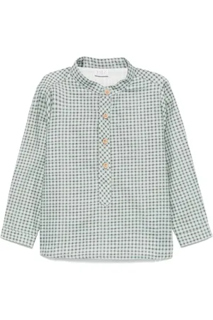 PAZ RODRIGUEZ Gingham-ternet skjorte