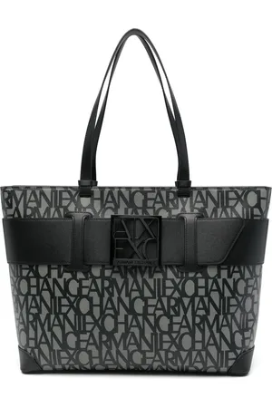Armani Exchange Tote med logotryk