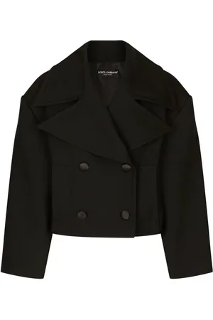 Dolce & Gabbana Cropped dobbeltradet jakke