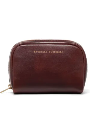 Brunello Cucinelli Toilettaske i læder