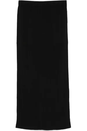 Issey Miyake Mellemlang Hatching Bottoms nederdel