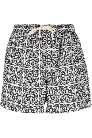 PENINSULA SWIMWEAR Badeshorts med geometrisk tryk