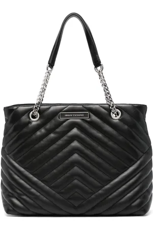 Armani Exchange Tote med matelassé-effekt