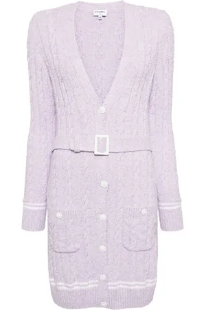 CHANEL Lang cardigan med V-hals fra 00
