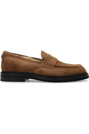 Dolce & Gabbana Loafers i ruskind med logoplade
