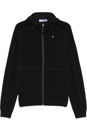 Stone Island Hættetrøje med broderet logo