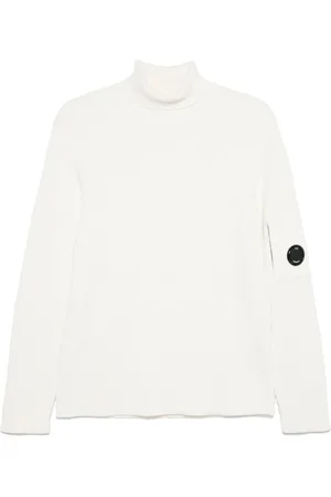 C.P. Company Ribbet sweater med rullekrave