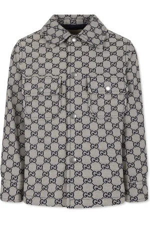 Gucci Lærredsjakke med GG-logo
