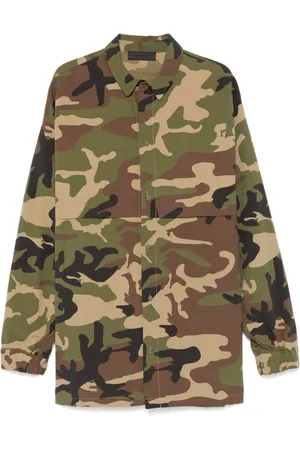 FEAR OF GOD Overskjorte med kamuflagetryk
