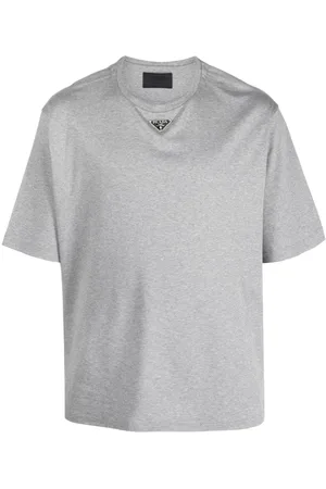 Prada T-shirt med trekantet logo