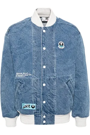 A Bathing Ape Bomberjakke i denim