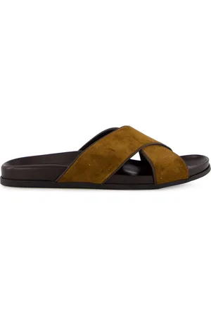 Manolo Blahnik Chiltern sandaler i ruskind