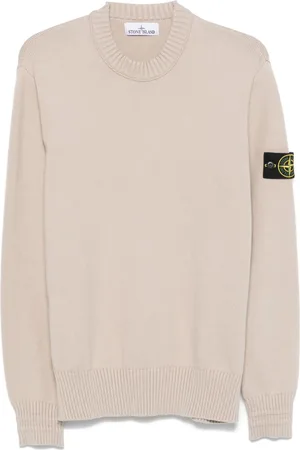 Stone Island Sweater med kompasmærke
