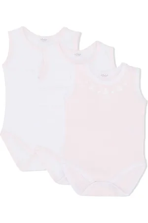 Le Bebé Enfant Sæt af tre bodies med logo