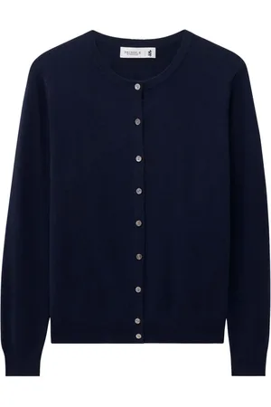 PRINGLE OF SCOTLAND Kashmircardigan med rund hals