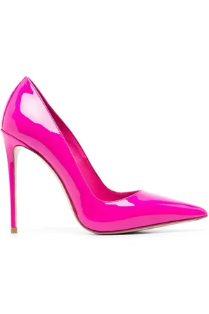 LE SILLA Eva 120mm pumps i lakeret læder