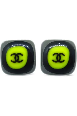 CHANEL Firkantede CC øreringe fra 2003